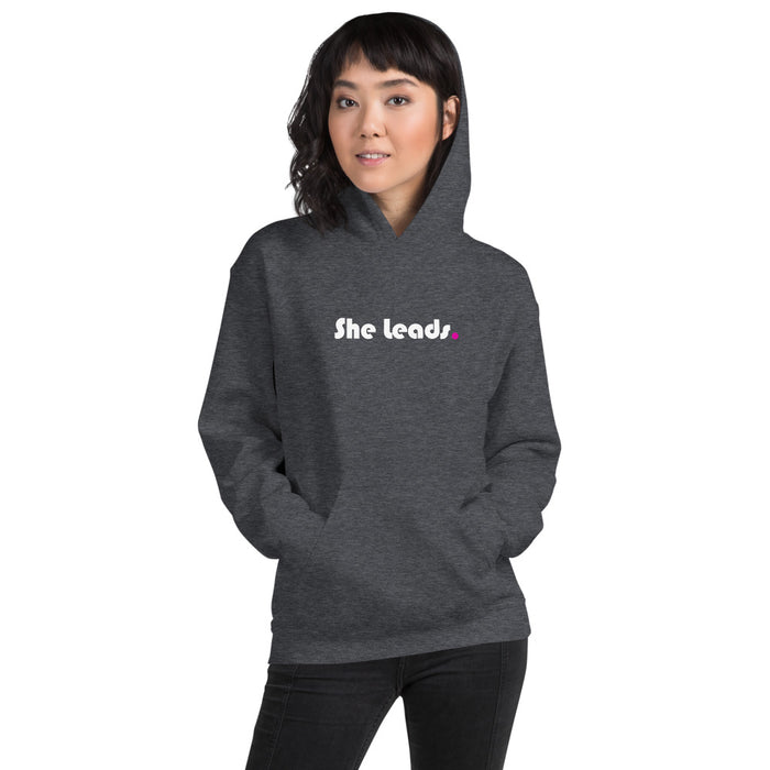 She Leads. - Unisex Hoodie
